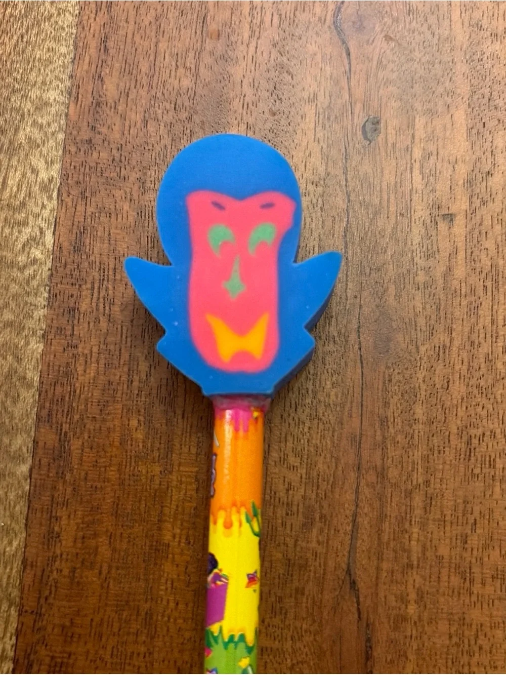 Vintage Lisa Frank Halloween Pencils Lot 7 Giant Eraser Toppers Rare 90s School